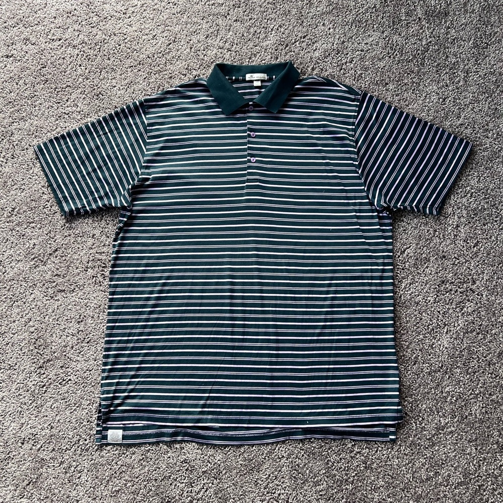 Peter Millar 100% Cotton Golf Shirt Mens size XXL